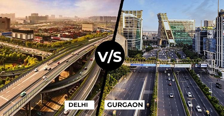 Delhi vs Gurgaon Real Estate in 2025: Which Is Better for Living and Investment?